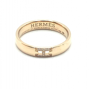 【中古】HERMES エヴァーヘラクレス リング 51 22V090335 ピンクゴールド エルメス Au750[240010424149]