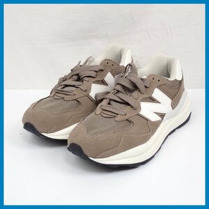 ★未使用 New Balance/ニューバランス スニーカー 24.5cm/ブラウン/M5740ESB/スエード/メッシュ/タグ付き&1140500910