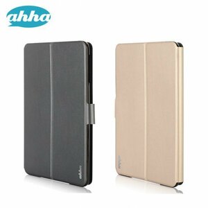 即決・送料込)【リバーシブルケース】ahha iPad mini 3/2/1 Dual Face Flip Case SYKES BASIC Gold/Grey