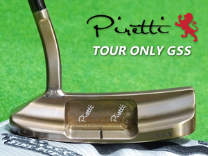 【新品】PGAツアー支給品 PIRETTI ピレッティ WORKSHOP MODEL 3 GSS 365G パター 35.25インチ ブロンズゴールド TOUR ONLY プロト 本物保証