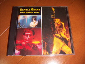 ●即決！CD：GENTLE GIANT LIVE ROME 1974 ジェントル・ジャイアント