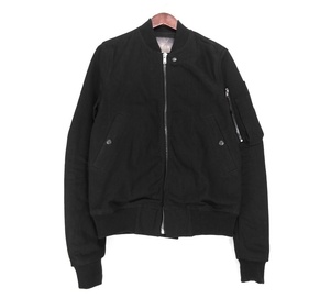 リックオウエンス ダークシャドウ RICK OWENS DRKSHDW HBLKJP DENIM FLIGHT BOMBER JACKET デニムフライトボンバージャケット　37894