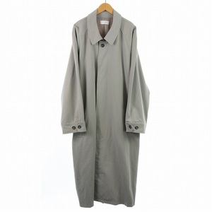 リメール remer ルーズステンカラーコート loose soutien collar long coat ロング シングル 比翼ボタン M グレー RRAZU0920001 /SI18