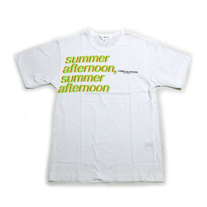COMME des GARCONS PARFUMS コムデギャルソン パルファム 「M」 限定 Summer Afternoon Tシャツ 127658