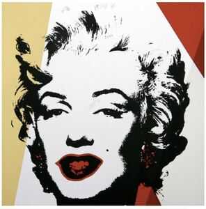 ◆1点限り◆アンディ・ウォーホル Warhol「Golden Marilyn」真作 シルクスクリーン サンデーモーニング版