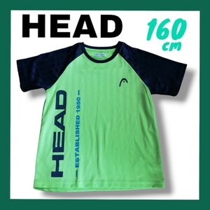 【激安】 HEAD 半袖 Tシャツ 子供服 キッズ 160㎝ スポーツウェア 半袖Tシャツ 緑 / 黒【050903-3】