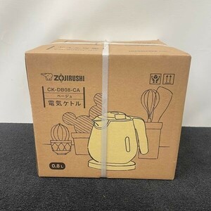 X641-O48-687 未開封 ZOJIRUSHI 象印 電気ケトル CK-DB08-CA ベージュ 0.8L 家電 調理家電 キッチン家電 ⑥