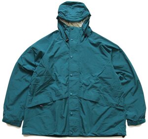 ★90s L.L.Bean STOWAWAY GORE-TEXゴアテックス ナイロン マウンテンパーカー 緑 XL★オールド ビンテージ アウトドア キャンプ ジャケット