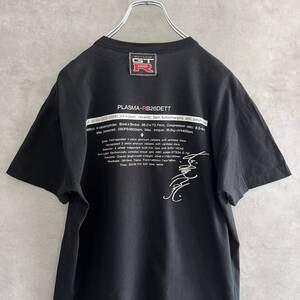 90s 日産 NISSAN R32 SKYLINE GT-RノベルティーTシャツ ブラック