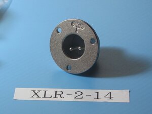 ITT CANON のキャノンコネクター XLR-2-14 1個　 長期保管品　同梱可