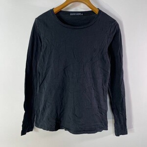 [KWT556] Ralph Lauren 長袖Tシャツ ブラック レディース M ポス