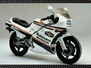 デカール NS250R ホンダ ステッカー シール カウル タンク 白 ロスマンズ