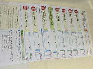 【未使用品】小学5年生 国語 テスト 解答付き 9部 1学期　ぶんけいテスト