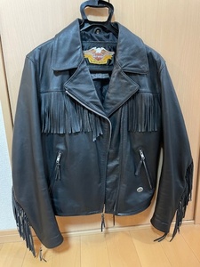 ★中古★HARLEY DAVIDSON ハーレーダビッドソン レザージャケット ライダース 98125-02VW 現状品