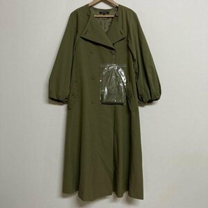 ロートレ・アモン LAUTREAMONT 19SS NEW SPRING COAT ベルテッド ノーカラートレンチコート 3104-91020-3 コート コート 38 無地