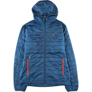 古着 パタゴニア Patagonia ナノパフフーディ 84221SP14 PRIMALOFT プリマロフト 中綿パーカー パファージャケット メンズM相当 /eaa447345