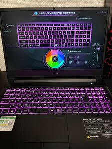 15.6型ゲーミングノートパソコン マウスコンピュータ　g tune ノートpc core i7 メモリ16gb geforce gtx1650/4gb ssd500gb hdd1tb