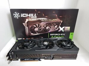 【サイコム】 INNO3D GeForce RTX4090 ICHILL X3 (GeForce RTX 4090) @Used@ u0724E