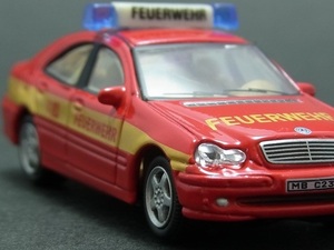 ★★日曜夜★ルース★MERCEDES-BENZ C-CLASS★FEUERWEHR★CARARAMA★HONGWELL★1/72