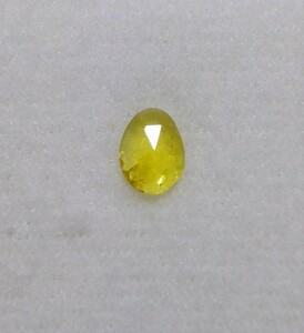 イエロートルマリン 変形 ローズカット ルース 1.2ct