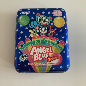 レア エンジェルブルー Angel blue のキャンディ缶 空き缶 小物入れ ナルミヤインターナショナル