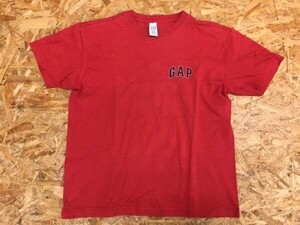 ギャップ GAP アメカジ 半袖Tシャツ レディース スモールロゴ M 赤