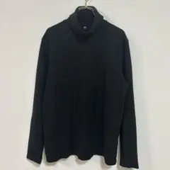 UNIQLO ヒートテックフリースタートルネック 黒 XL 大きいサイズ