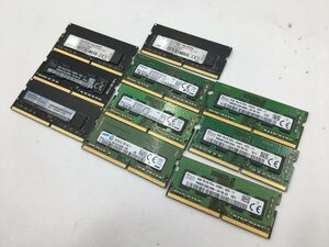 ♪▲【SK hynix 他】各メーカー ノートPC用 メモリ 4GB DDR4 大量 部品取り 10点セット まとめ売り 0529 13