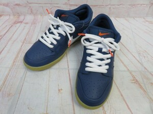 NIKE ナイキ スニーカー SB Dunk Low Pro ISO Orange Label FJ1674-400 ネイビー 27.5cm 991789336＃2