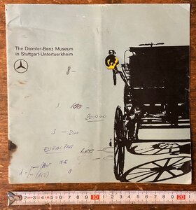 XX-235■送料込■The Daimler-Benz Museum in Stuttgart-Untertuerkheim ダイムラー ベンツ 車 自動車 冊子 古本 古書 印刷物/くYAら