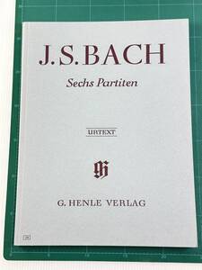 【楽譜/譜面】J.S.BACH Sechs Partiten URTEXT G.HENLE VERLAG 28 ※バッハ/ヘンレ版