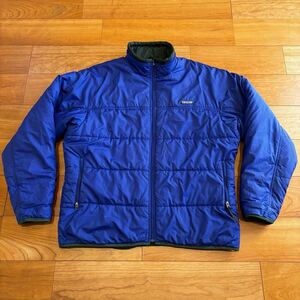 XL 2000年製 Patagonia ファイヤーボールジャケット コバルトブルー ビンテージ 00s 00年代 パタゴニア パフボール ダスパーカ ダウン 90s