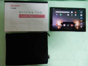 完動品 FUjiTSU Android Tablet F-04H TV付き アンテナ内臓 ①