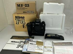 元箱セット Nikon ニコン F4 F4E　MF-23　一眼レフフィルムカメラ