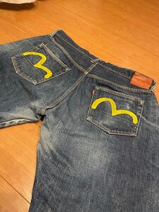 EVISU エビスNO.12001デニム イエローカモメ w44 エヴィス デニム ジーンズ