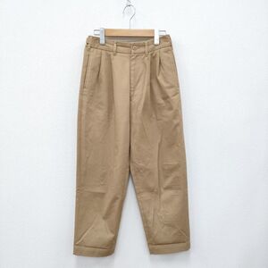 ecume エキューム high-waist chino pants ハイウエスト チノパンツ ベージュ レディース 3-0107G 209223