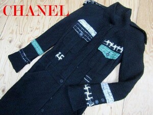 ★シャネル CHANEL★レディース 09Runway デザインツイードコート ロングジャケット フランス製★R61222031C