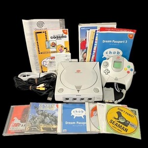 仙4【7点】セガ ドリームキャスト HKT-7100 本体 ゲーム機 SEGA Dreamcast ドリキャス コントローラー ソフト まとめ売り セット