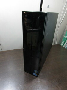 【YDT0530】★FRONTIER FRAS7371Y/21 Core2Duo E7500 2.93GHz/4GB/750GB/DVD-RW/Win10 Pro 64bitセットアップ済★中古