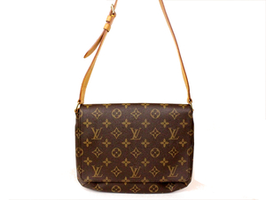 ☆綺麗め　LOUIS VUITTON【ルイ・ヴィトン】ミュゼット・タンゴ☆モノグラム☆ショルダーバッグ☆ブラウン☆ロゴ☆