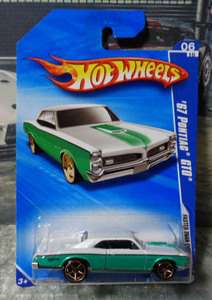 HOTWHEELS ‘67 PONTIAC GTO 　ホットウィール 1967 ポンティアック GTO　　　　　///(068)