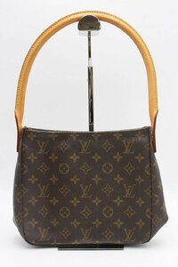 【行董】LOUIS VUITTON ルーピングMM モノグラム M51146 ルイヴィトン ブラウン ハンドバック ショルダーバック ブランド AXZ01BOT35