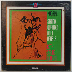 00711i 12LP★ ROTH STRING QUARTET / KODARY String Quartet no.1 opus2 ★PHC9093 コダーイ・ゾルターン クラシック PHILIPS