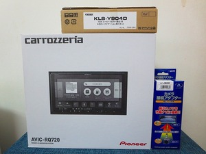 新品 即納 ルーミー/トール(R2/9～現在)専用 パイオニア カロッツェリア AVIC-RQ720 + KLS-Y904D + RCA103D 9インチ 取付キット/カメラ接続