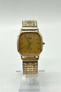 ●SEIKO セイコー 9641-5020 ゴールドカラー ゴールド文字盤 クォーツ 不動