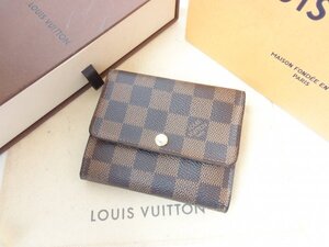 超美品★ヴィトン ダミエ【ポルトフォイユ・アナスイ】財布★オシャレ★S15