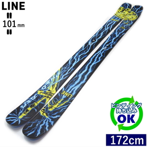 LINE CHRONIC 101[165cm/101mm幅] 23-24 ライン クロニック フリースキー オールラウンド ツインチップ 板単体 日本正規品