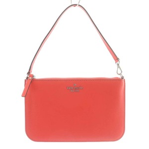 ケイトスペード KATE SPADE ポーチ ハンドバッグ レザー 赤 レッド WLRU6368 /AN3 ■GY99 レディース