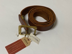 Mobus モーブス 革 ベルト BELT 展示未使用品　②