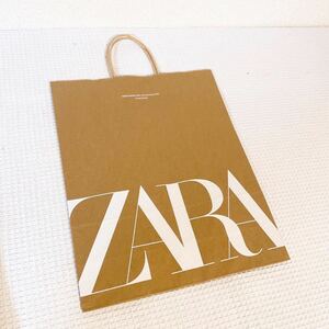 ★新品★ZARA★ザラ★ショッパー★紙袋★ギフトバッグ★エコバッグ★トートバッグ★手提げ袋★ラッピング★プレゼント包装★ショップ袋